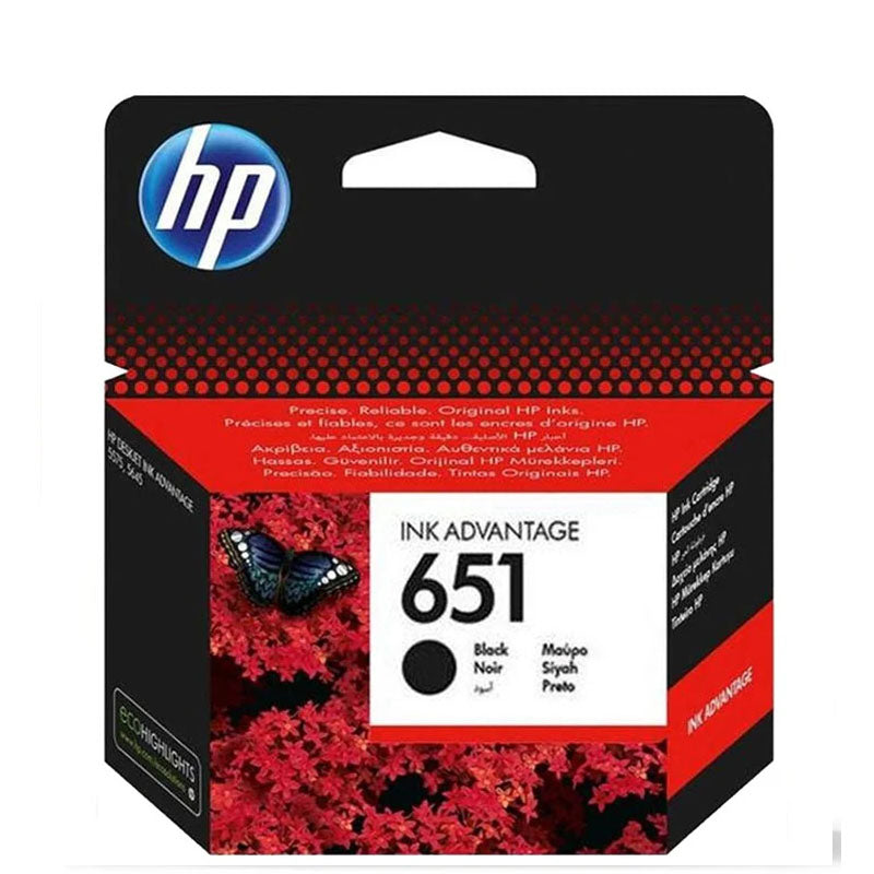 HP 651 Black Original Ink Advantage Cartridge HP 651 Black Original Ink Advantage Cartridge